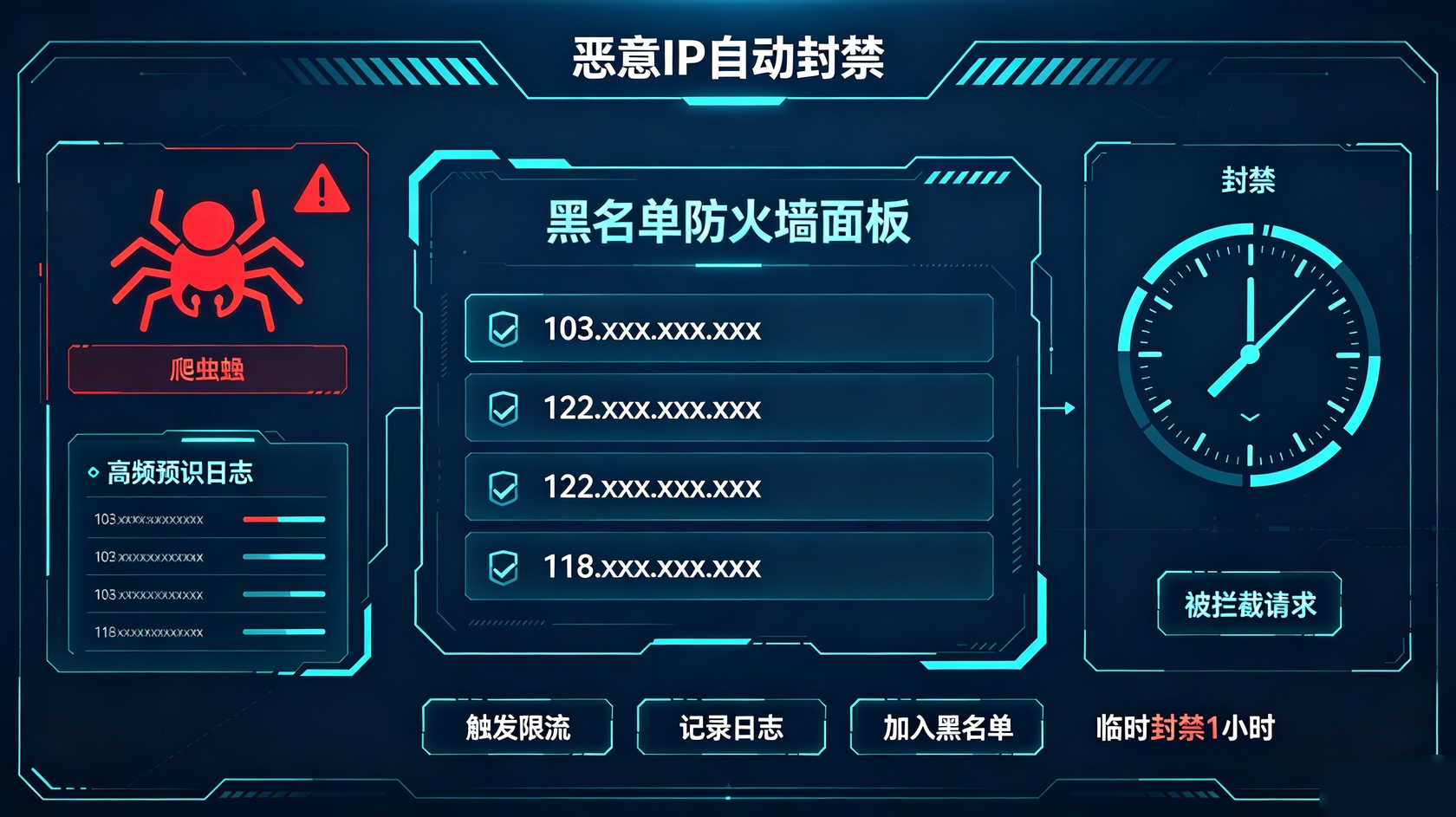 恶意IP封禁.jpg PG官网